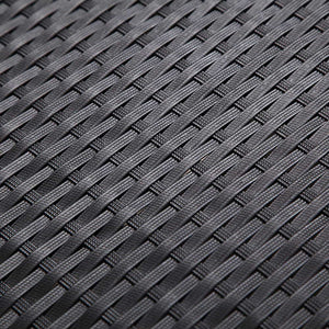 Ashley Rose 5 Piece Wicker Outdoor Dining Set - Black - Ashley Rose