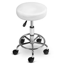 Load image into Gallery viewer, Ashley Rose PU Leather Swivel Salon Stool - White - Ashley Rose
